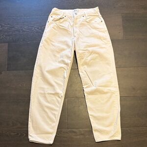 Agolde Off-White Denim Jeans